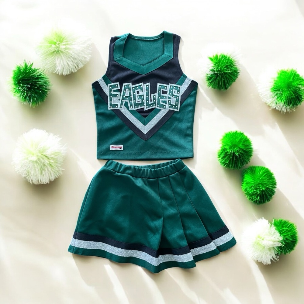 Cheerleader Cheer Uniform * Philadelphia Eagles * Kids 3‎ Piece Set
